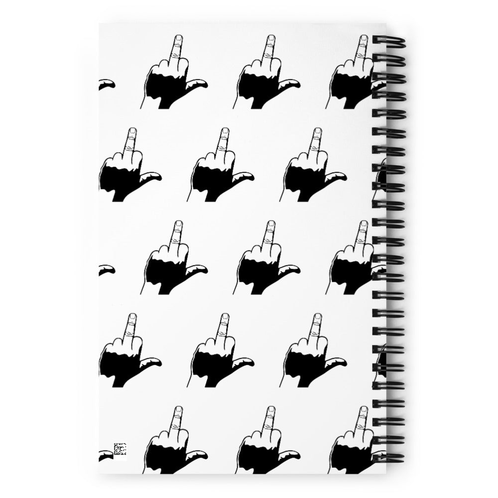 Fcklosing Spiral notebook