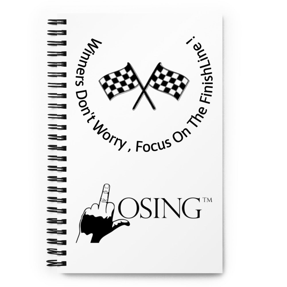 Fcklosing Spiral notebook