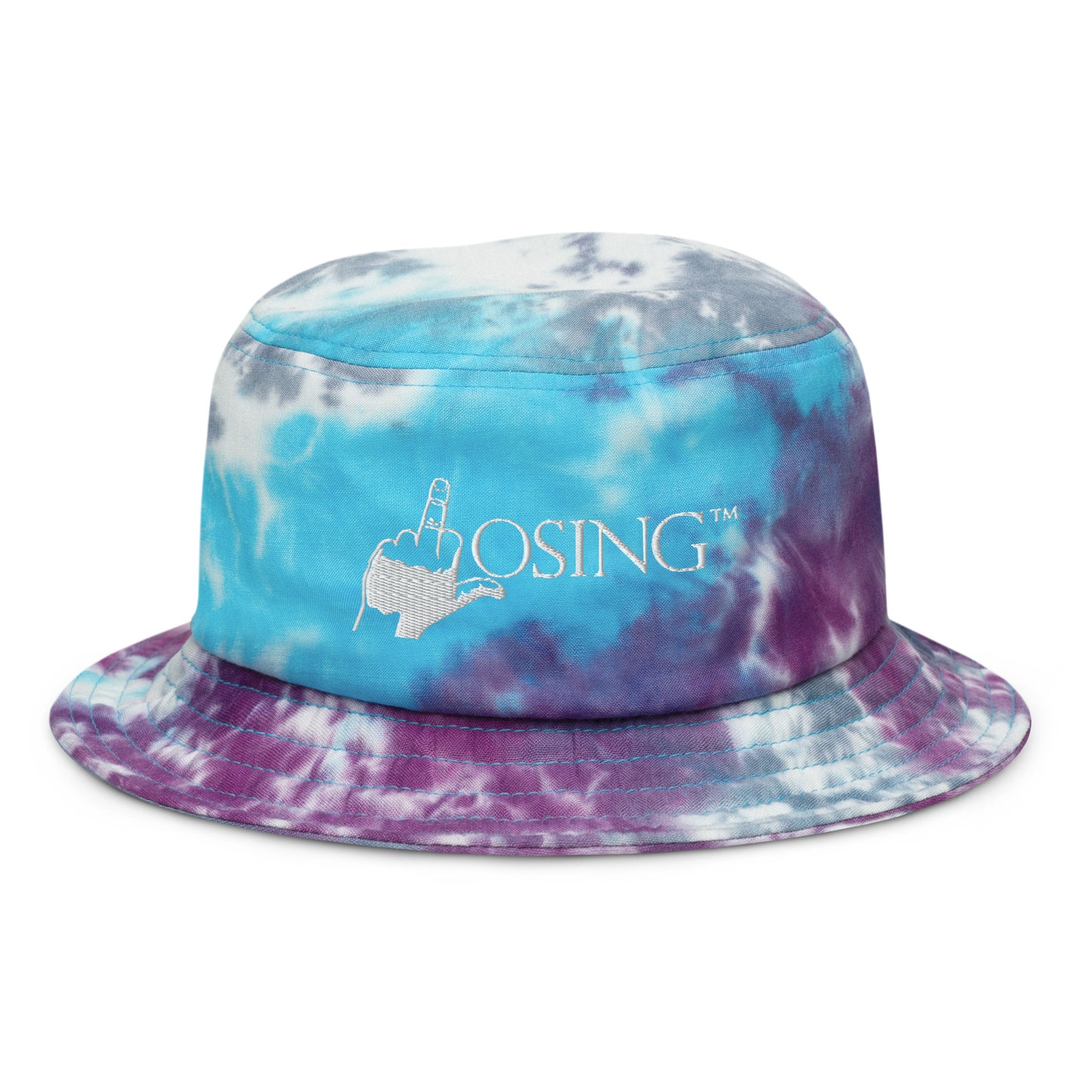 Fcklosing Tie-dye bucket hat